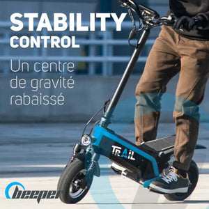 Trottinette elétrica todo-o-terreno Beeper TRAIL • 500W 48V