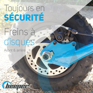 Trottinette elétrica todo-o-terreno Beeper TRAIL • 500W 48V