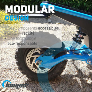 Trottinette elétrica todo-o-terreno Beeper TRAIL • 500W 48V