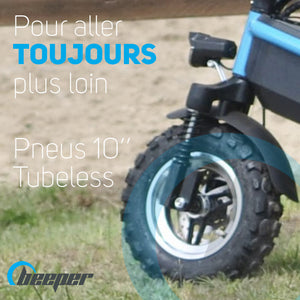 Trottinette elétrica todo-o-terreno Beeper TRAIL • 500W 48V