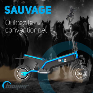 Trottinette elétrica todo-o-terreno Beeper TRAIL • 500W 48V