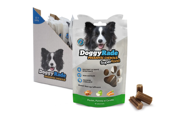 Chewing Chews para perros con superalimentos prebióticos - Doggyrade