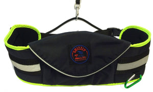 Ceinture de musher GRIZZLY Zero DC – black+neon green