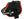 Harnais de défense Zero DC – black+neon orange