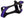 Harnais SHORT Zero DC – purple+black