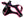 Harnais SHORT Zero DC – black+pink