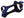 Harnais SHORT Zero DC – blue+black