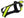 Harnais SHORT Zero DC – neon green+black