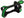 Harnais SHORT Zero DC – green+black