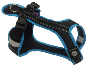 Harnais SHORT Zero DC – black+turquoise