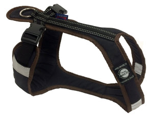 Harnais SHORT Zero DC – black+brown