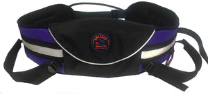 Baudrier GRIZZLY avec crochet finlandais Zero DC – purple+black