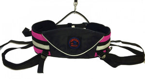 Baudrier de ski-joëring GRIZZLY Zero DC – pink+black