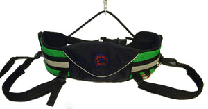 Baudrier de ski-joëring GRIZZLY Zero DC – green+black