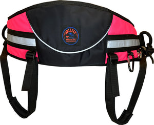 Baudrier GRIZZLY avec crochet finlandais Zero DC – neon pink-black
