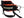 Baudrier GRIZZLY avec crochet finlandais Zero DC – black+neon orange