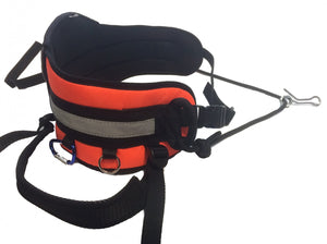 Baudrier GRIZZLY avec crochet finlandais Zero DC – neon orange+black