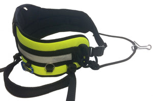 Baudrier GRIZZLY avec crochet finlandais Zero DC – neon green+black