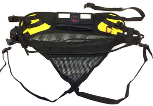Baudrier de canicross SPEEDY Zero DC – yellow+black