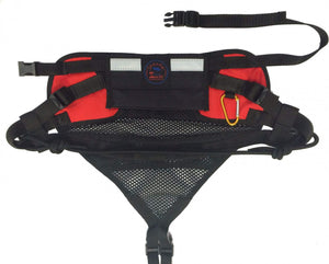 Baudrier de canicross SPEEDY Zero DC – red+black