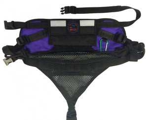 Baudrier de canicross SPEEDY Zero DC – purple+black
