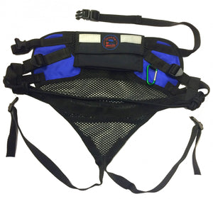 Baudrier de canicross SPEEDY Zero DC – blue+black