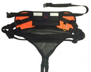 Baudrier de canicross SPEEDY Zero DC – neon orange+black