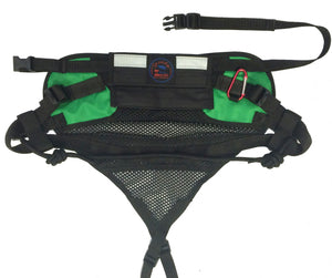 Baudrier de canicross SPEEDY Zero DC – green+black