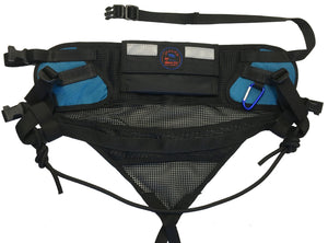 Baudrier de canicross SPEEDY Zero DC – petrol blue+black
