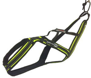 Harnais de traction CROSS DC Zero DC – neon green+black