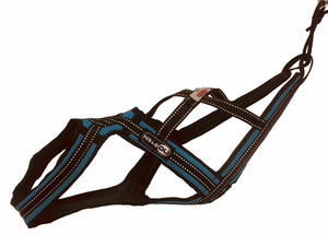Harnais de traction CROSS DC Zero DC – petrol blue+black
