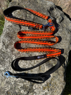 Laisse multifonction ANAPURNA Zero DC chiens jusqu'à 10 kg - neon orange