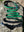 Laisse multifonction ANAPURNA Zero DC chiens de plus de 10 kg - bright green