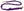 Longe amortie Zero DC chiens jusqu'à 10 kg – purple – 1,9 m