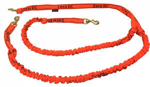 Longe amortie Zero DC chiens jusqu'à 10 kg – neon orange – 2 chiens 2,5 m