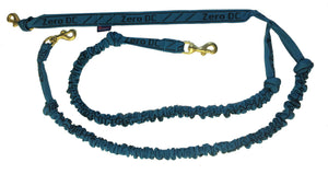Longe amortie Zero DC chiens jusqu'à 10 kg – petrol blue – 2 chiens 2,5 m