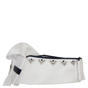 Anky – Lavallière Anky Precious Blanc-marine S  | Sellerie Bucéphale