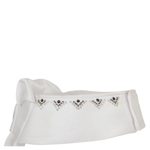 Anky – Lavallière Anky Precious Blanc-marine S  | Sellerie Bucéphale