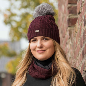 Back on Track – Bonnet Rose Back on Track Gris foncé   | Sellerie Bucéphale