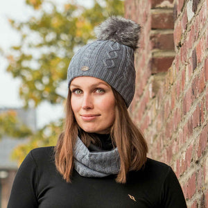 Back on Track – Bonnet Rose Back on Track Gris foncé   | Sellerie Bucéphale