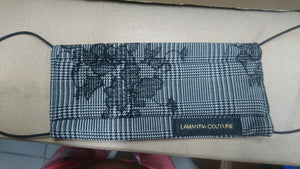 Lamantia Couture – Masque en tissu Graphique   | Sellerie Bucéphale