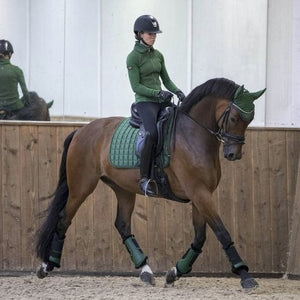 Le Mieux – Tapis LeMieux Loire Dressage Hunter Green | Sellerie Bucéphale