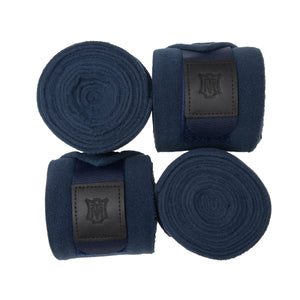 Bandes de polo Mattès Navy (bleu marine) | Sellerie Bucéphale