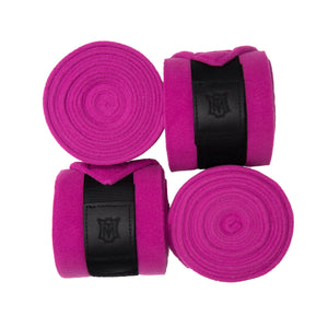 Bandes de polo Mattès Fuchsia | Sellerie Bucéphale