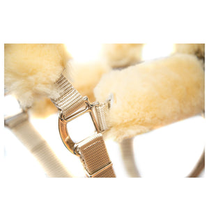 Mattès – Licol Mouton Mattès et longe assortie personnalisés L Sable Sans longe | Sellerie Bucéphale