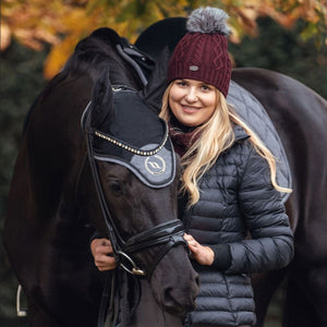 Back on Track – Bonnet Haze Collection Noir Cheval  | Sellerie Bucéphale