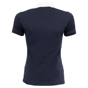 BR – Polo BR Calgary Competition femme Bleu Marine dos | Sellerie Bucéphale