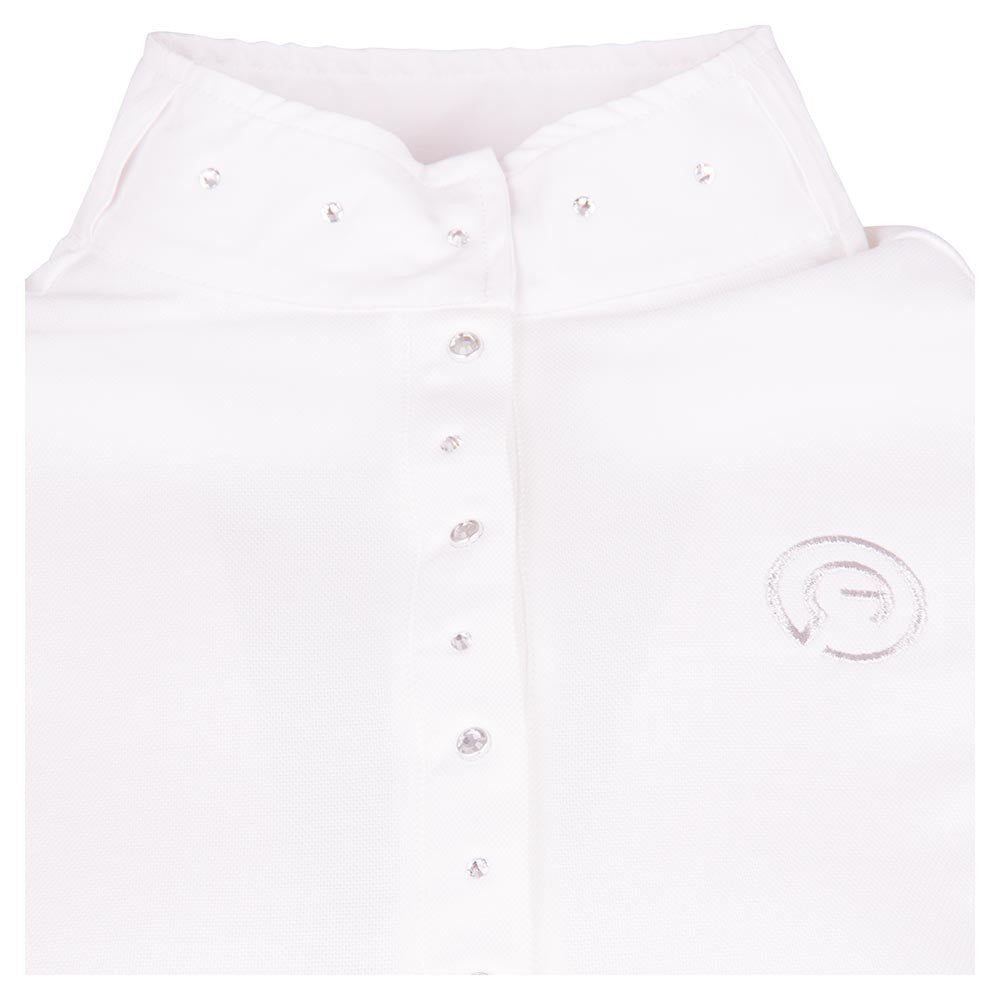 Anky – Polo de concours ANKY® Glamour Blanc L  | Sellerie Bucéphale