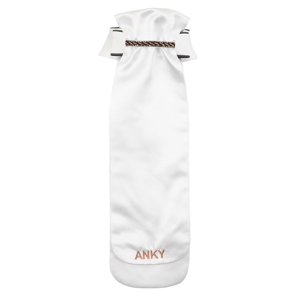 Anky – Lavallière ANKY® Multi-Fit Blanc-Gris option 1 | Sellerie Bucéphale