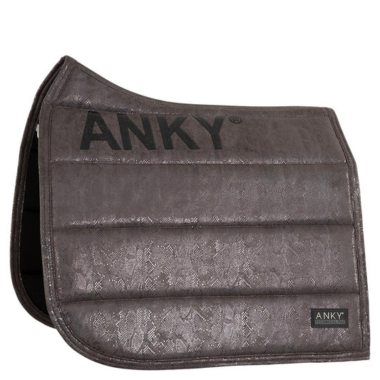 Anky – Tapis de selle ANKY® Suede Glitter Dressage Anthracite Dressage  | Sellerie Bucéphale